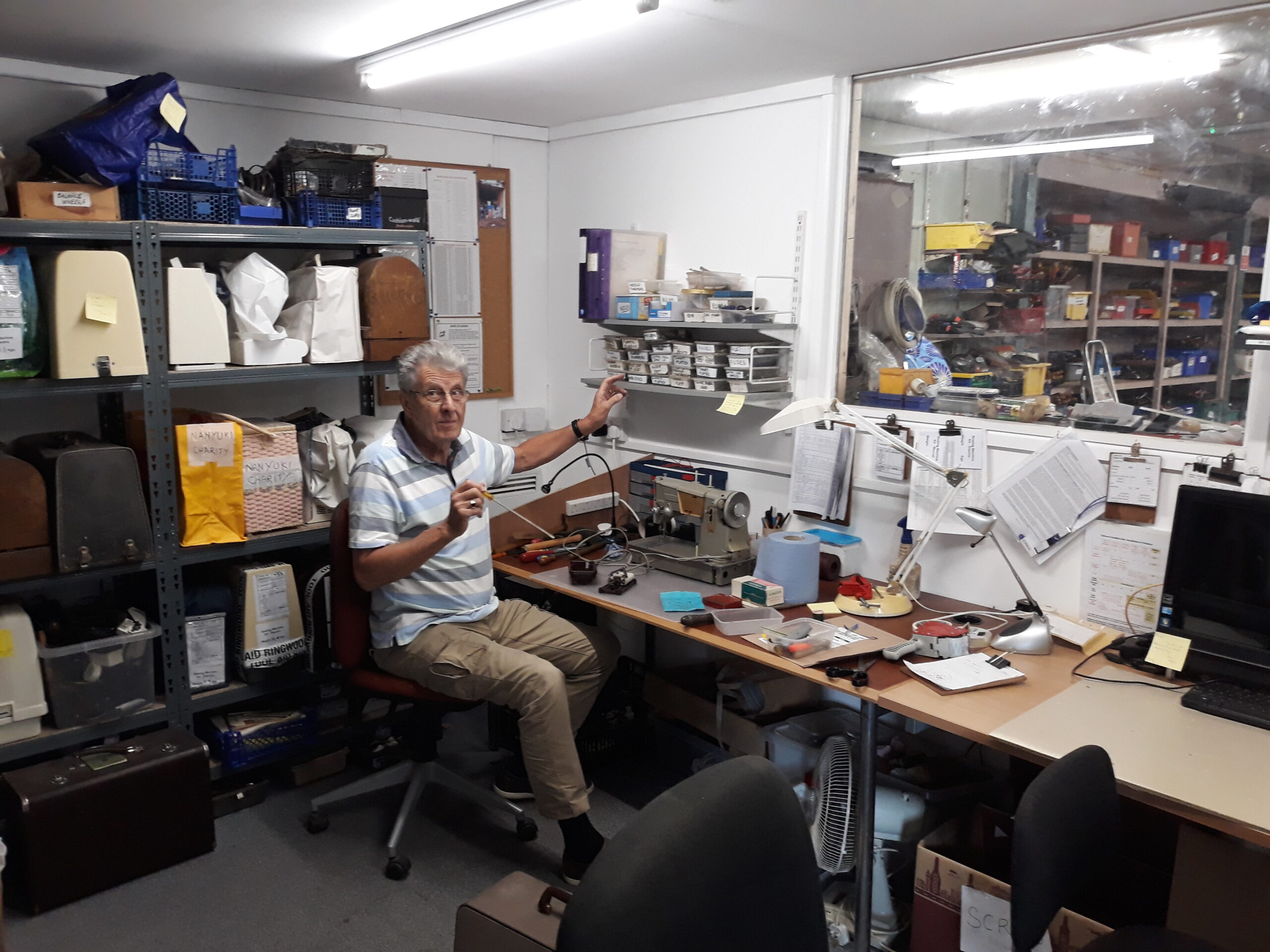 Repairing sewing machines